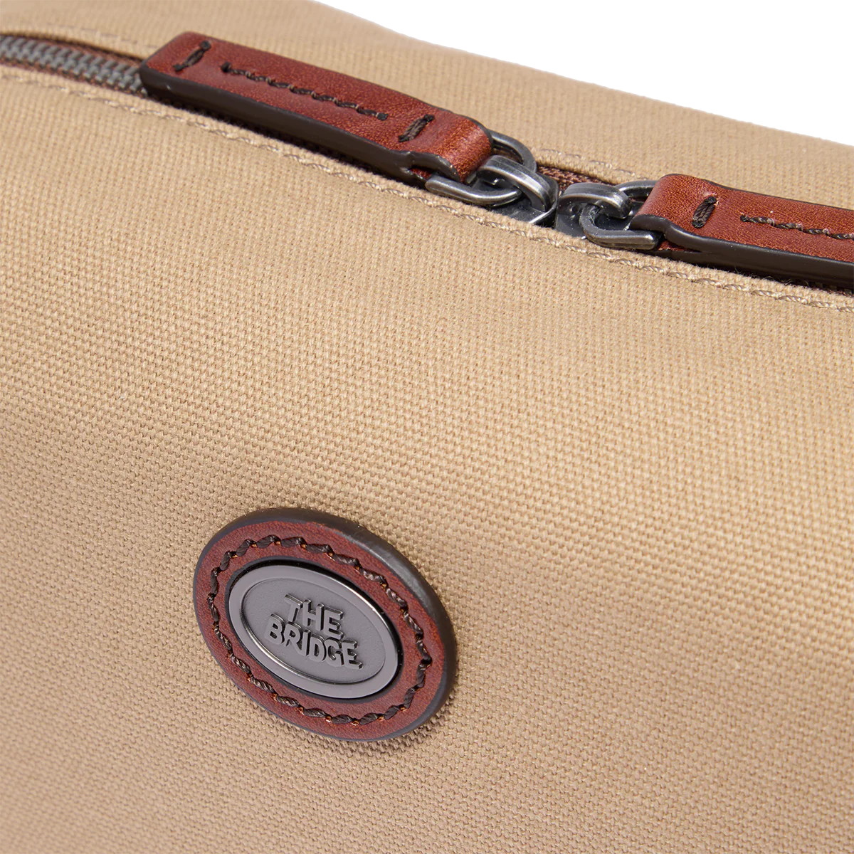 Beauty case pelle e tessuto - Image 4