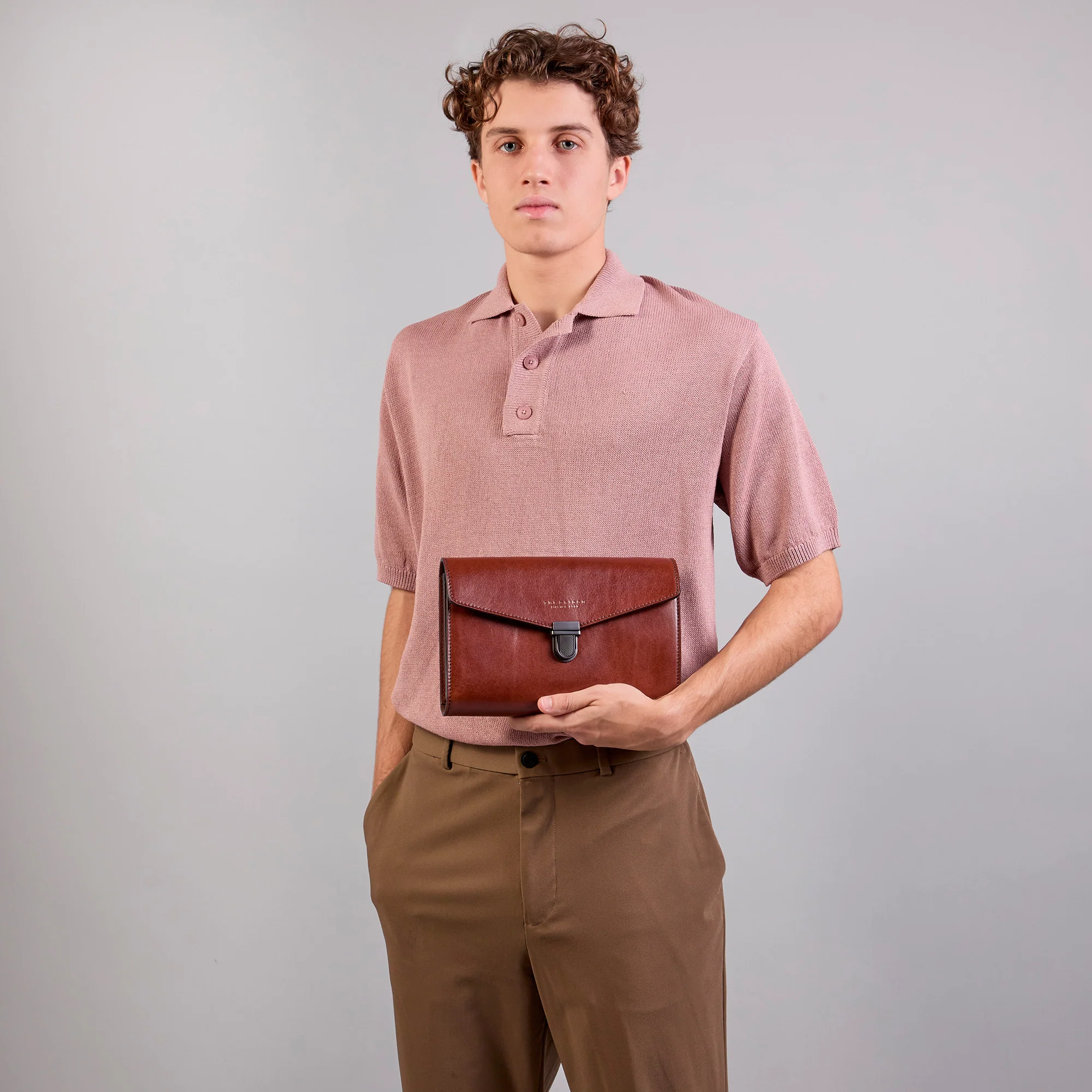 Pochette in pelle uomo - Image 7