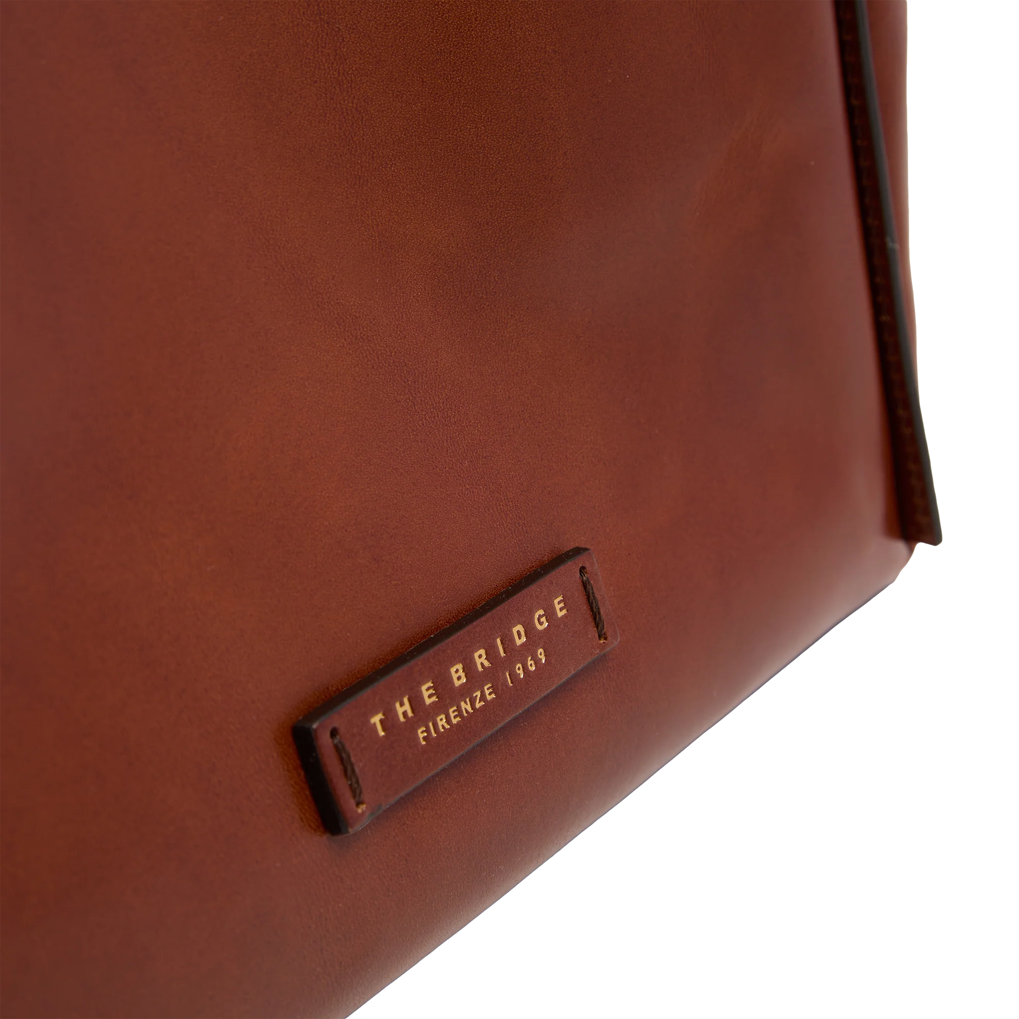 Borsa shopper in pelle con pochette coordinata - Image 5