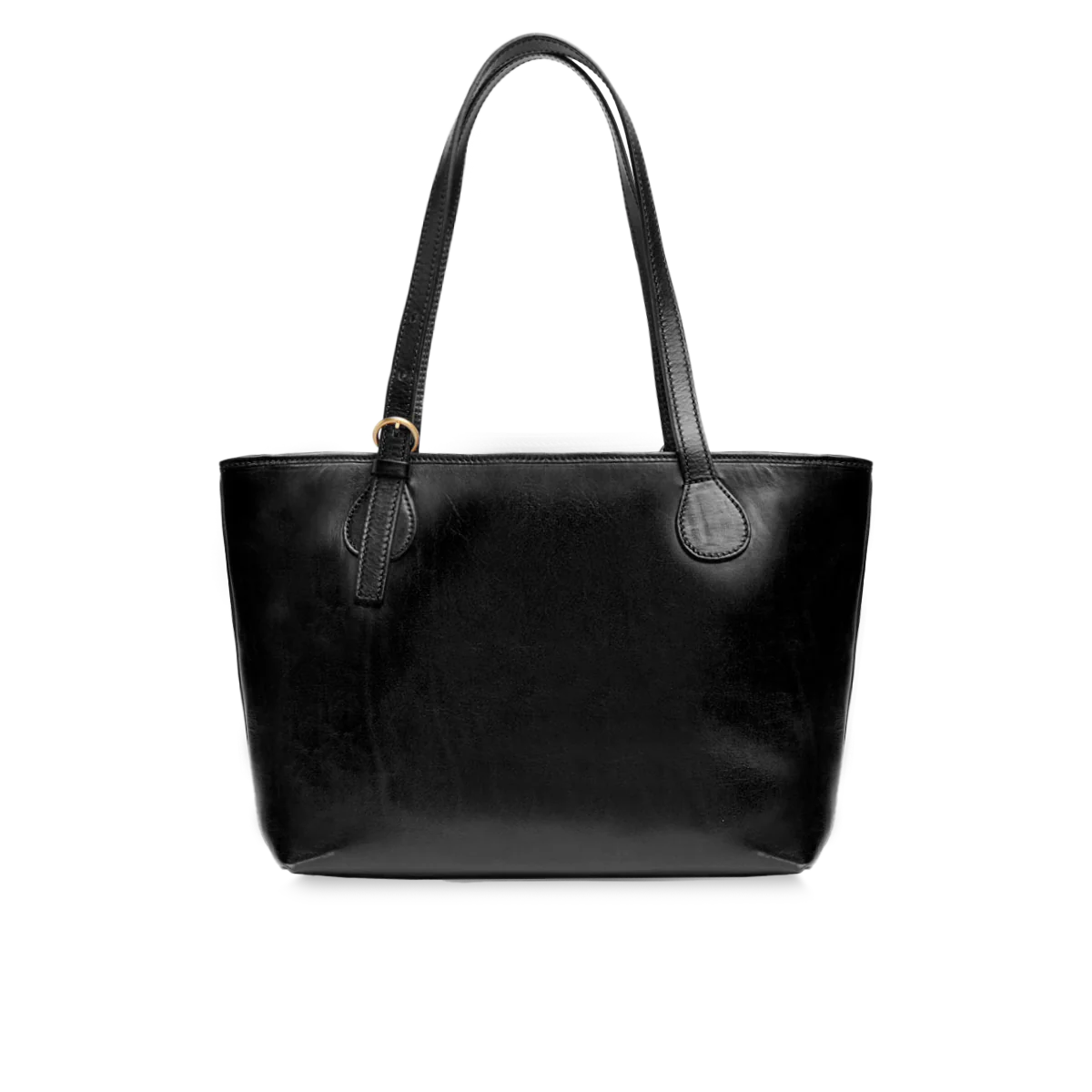 Borsa shopper pelle chiusa con zip - Image 3