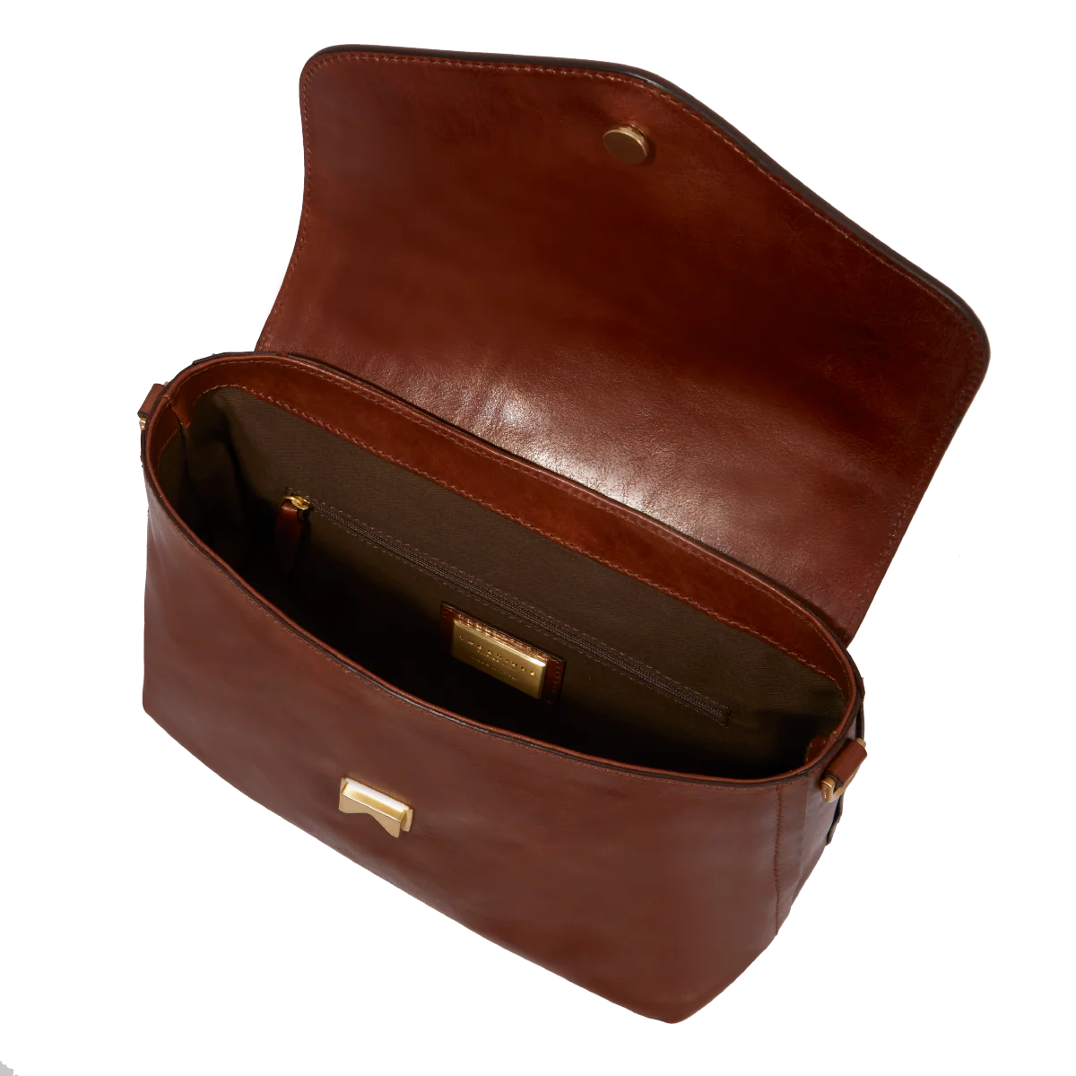 Borsa a mano pelle con tracolla removibile - Image 4