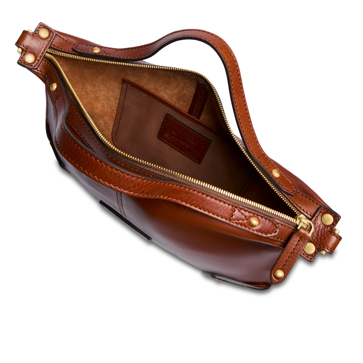 Borsa tracolla pelle chiusa con zip taglia m - Image 4