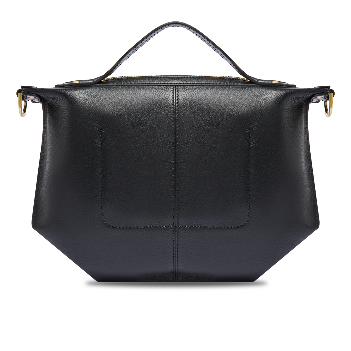 Borsa tracolla pelle chiusa con zip taglia m - Image 3