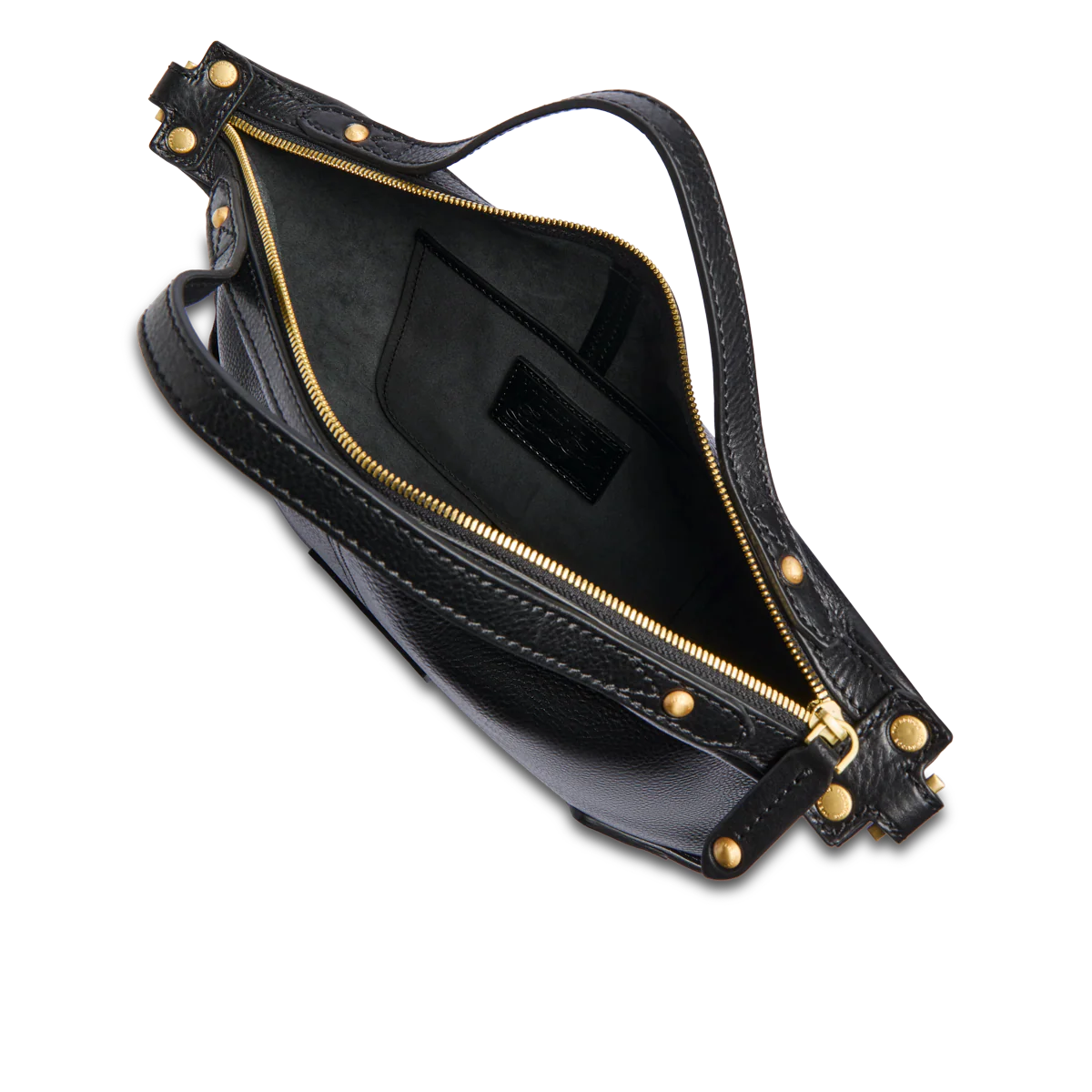 Borsa tracolla pelle chiusa con zip taglia m - Image 4