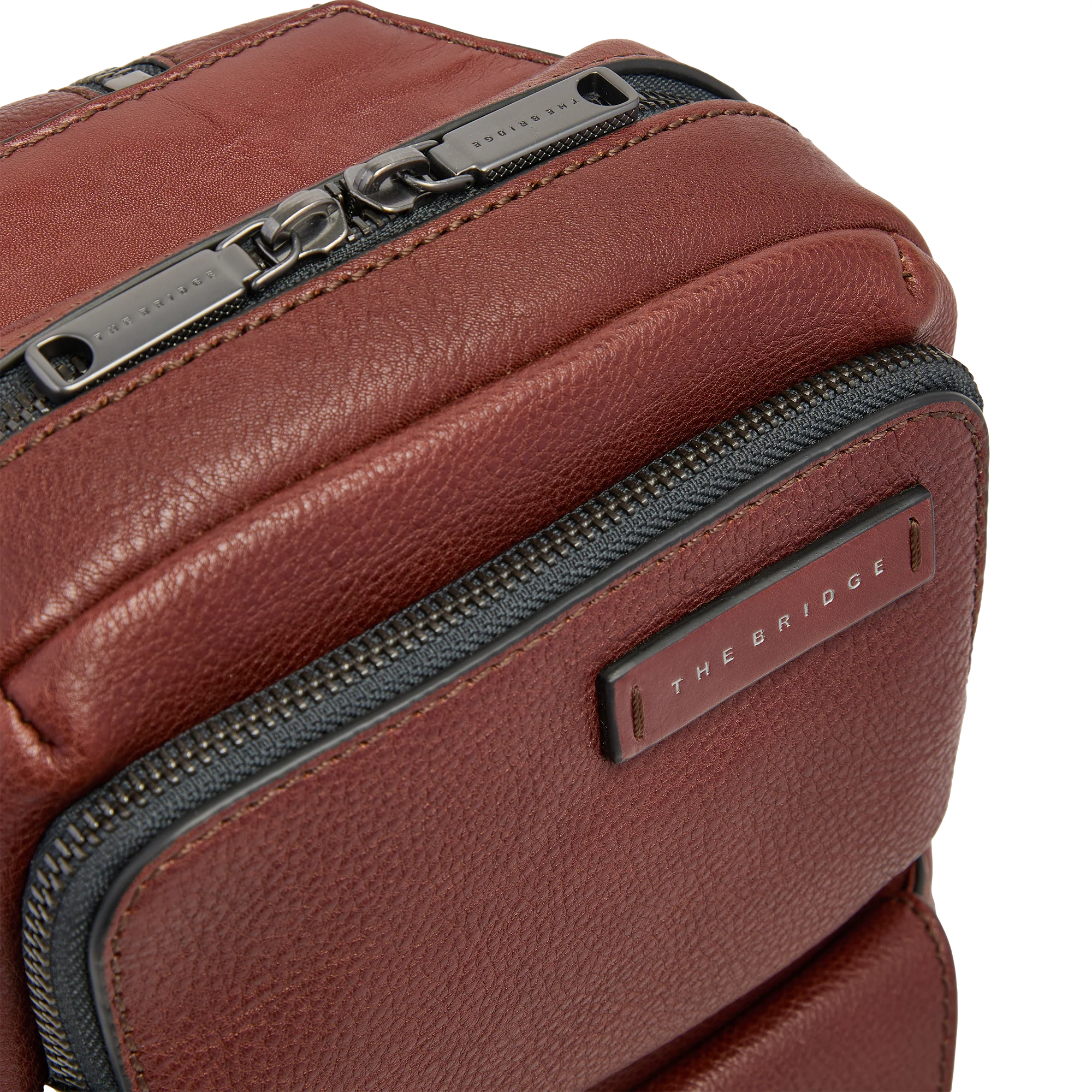 Zaino monospalla in pelle uomo - Image 6