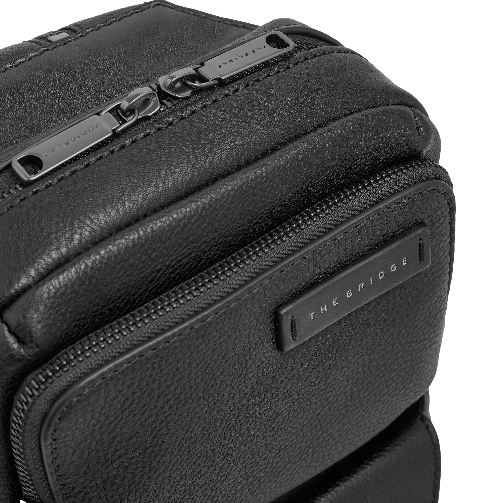 Zaino monospalla in pelle uomo - Image 6