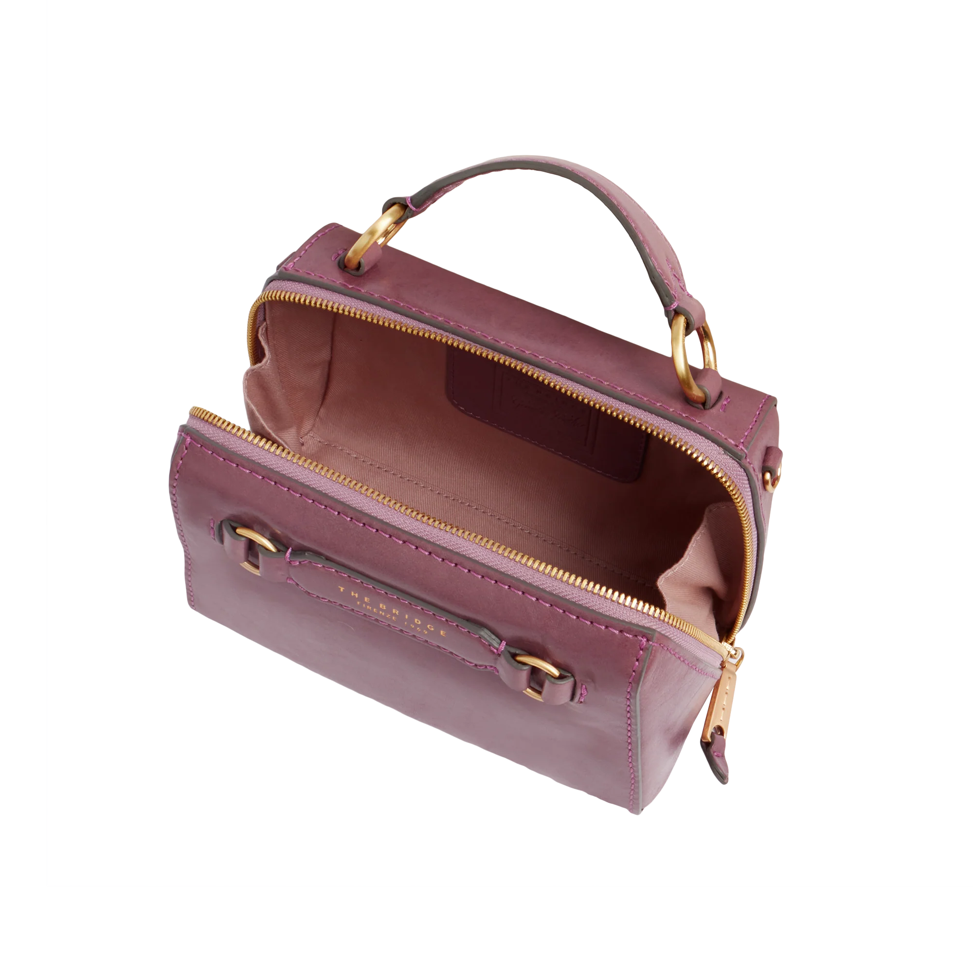 Borsa a mano in pelle con tracolla removibile - Image 4