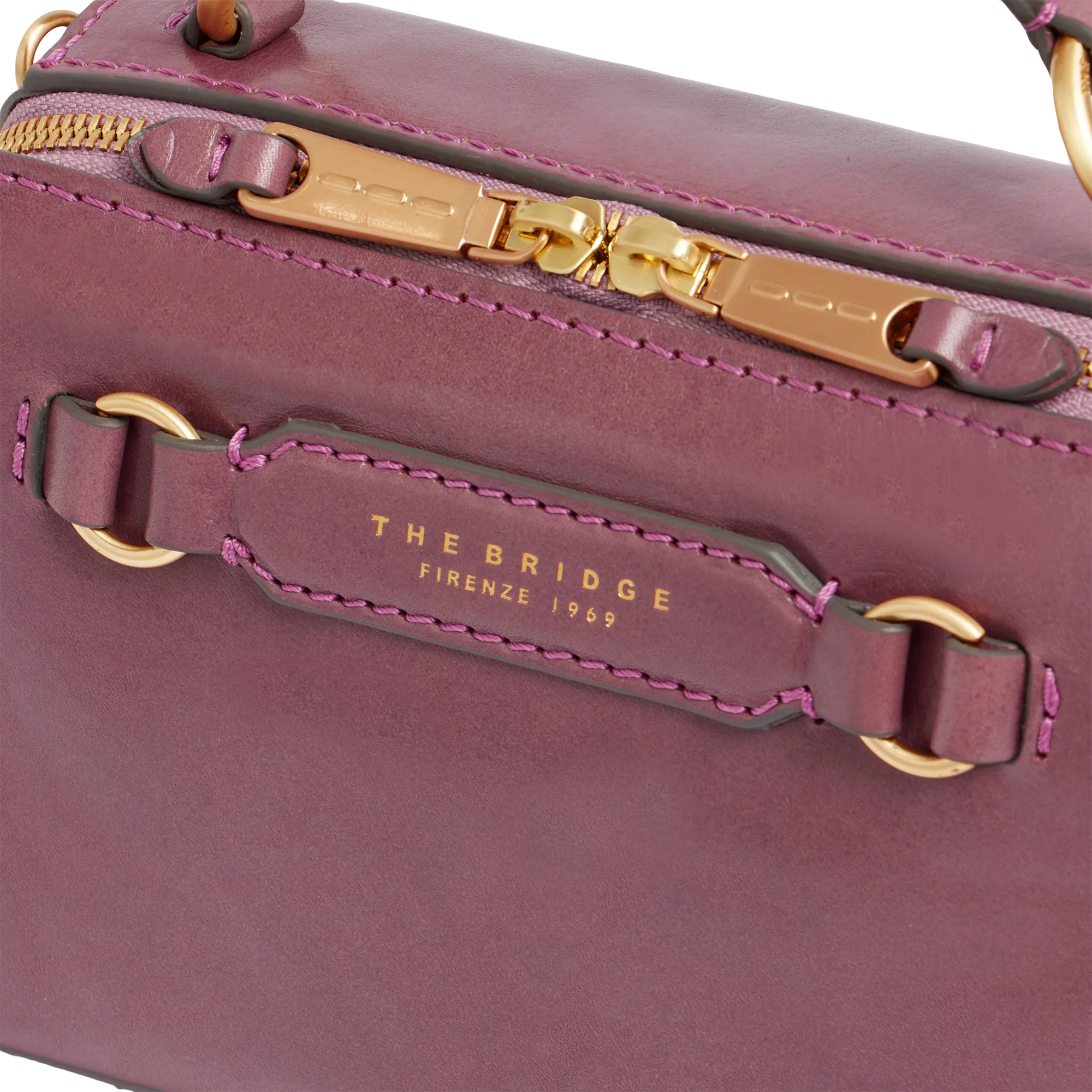Borsa a mano in pelle con tracolla removibile - Image 5
