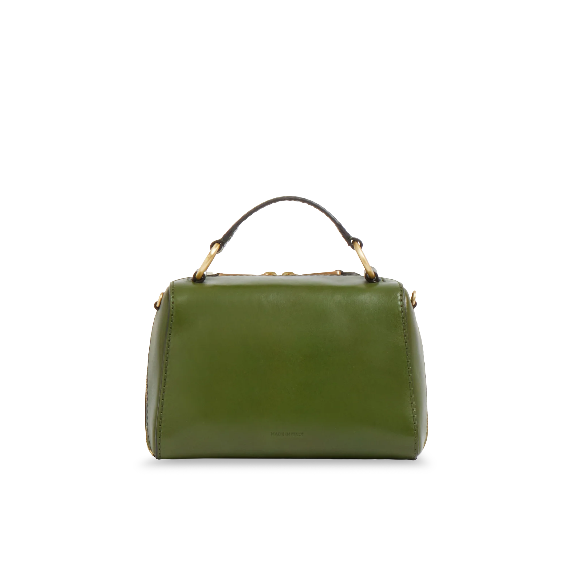 Borsa a mano in pelle con tracolla removibile - Image 3