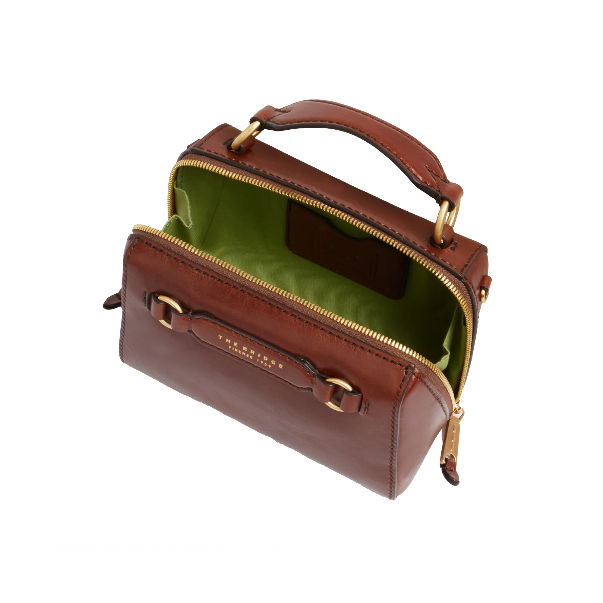 Borsa a mano in pelle con tracolla removibile - Image 4