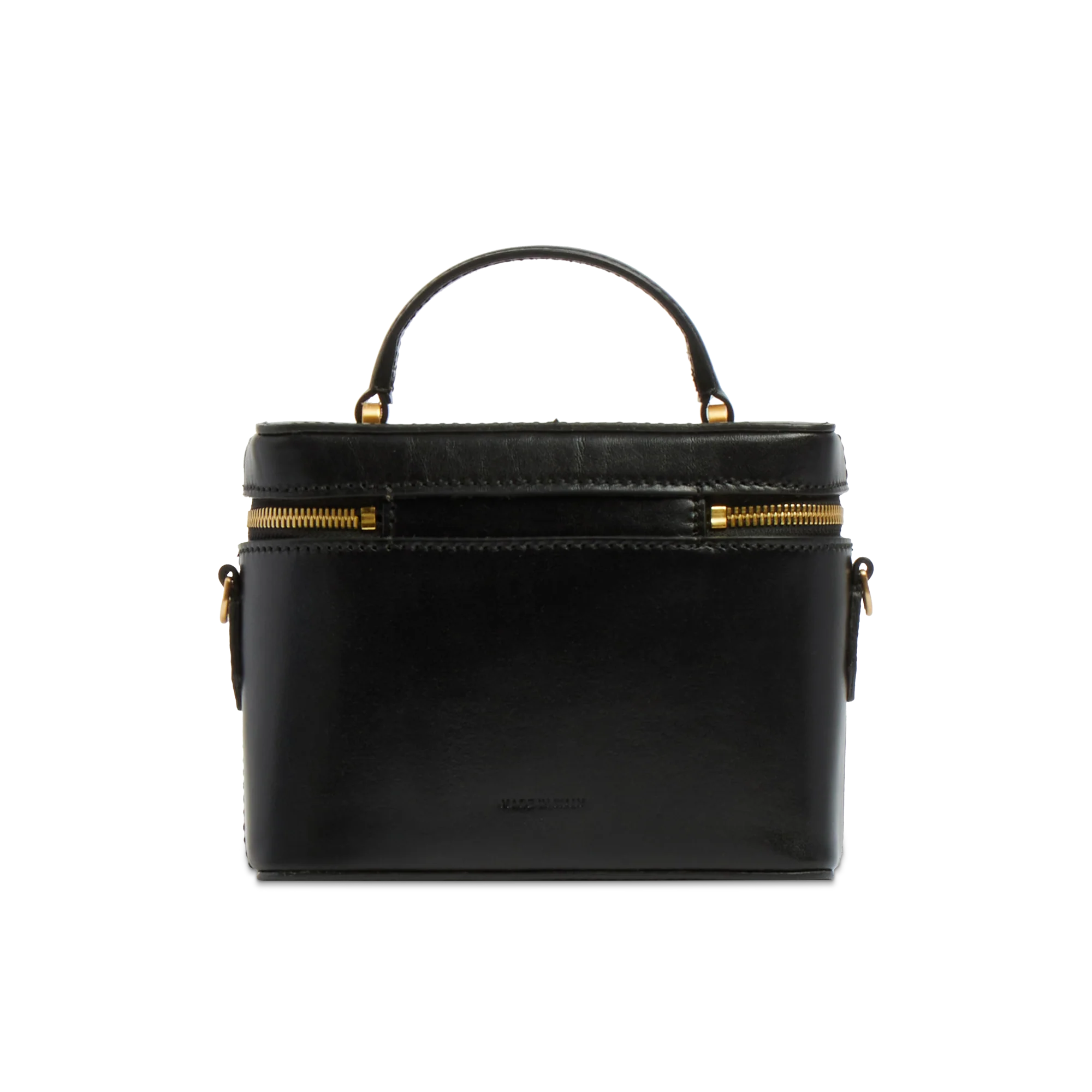 Bauletto in pelle con tracolla removibile - Image 3