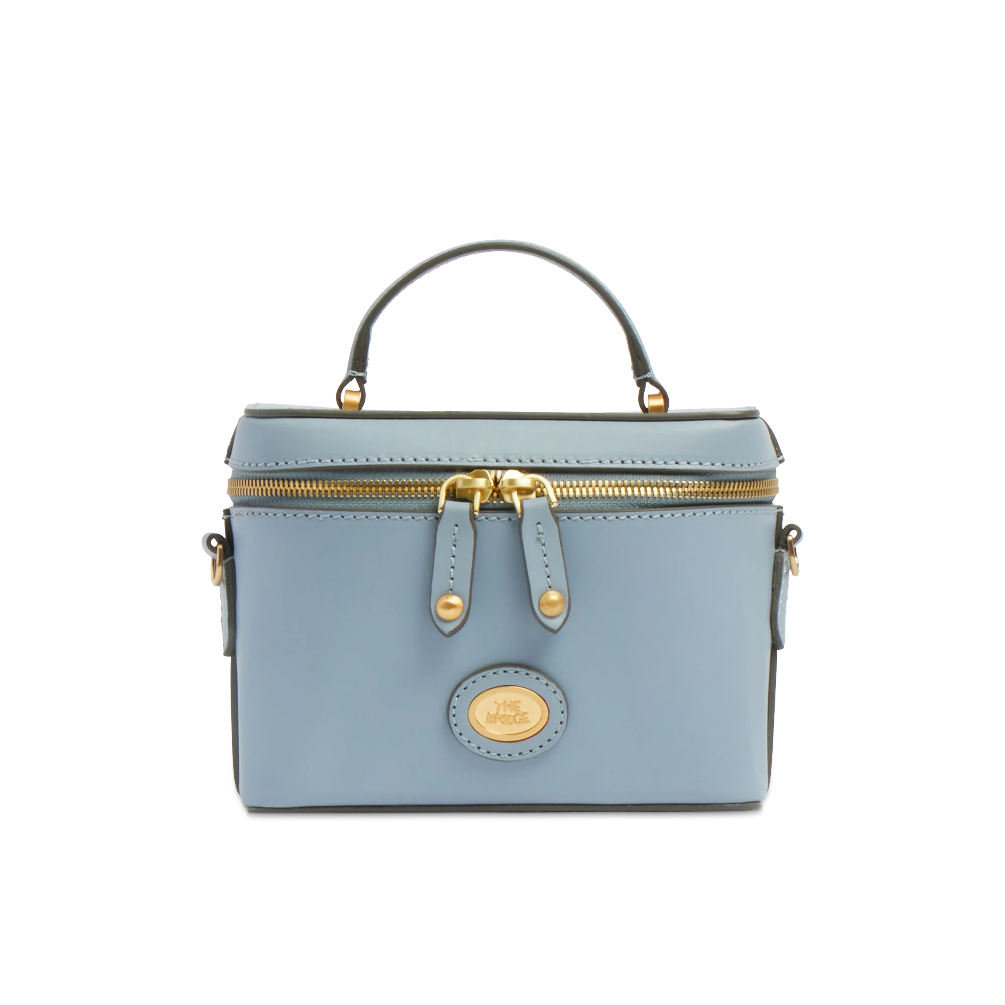 Bauletto in pelle con tracolla removibile