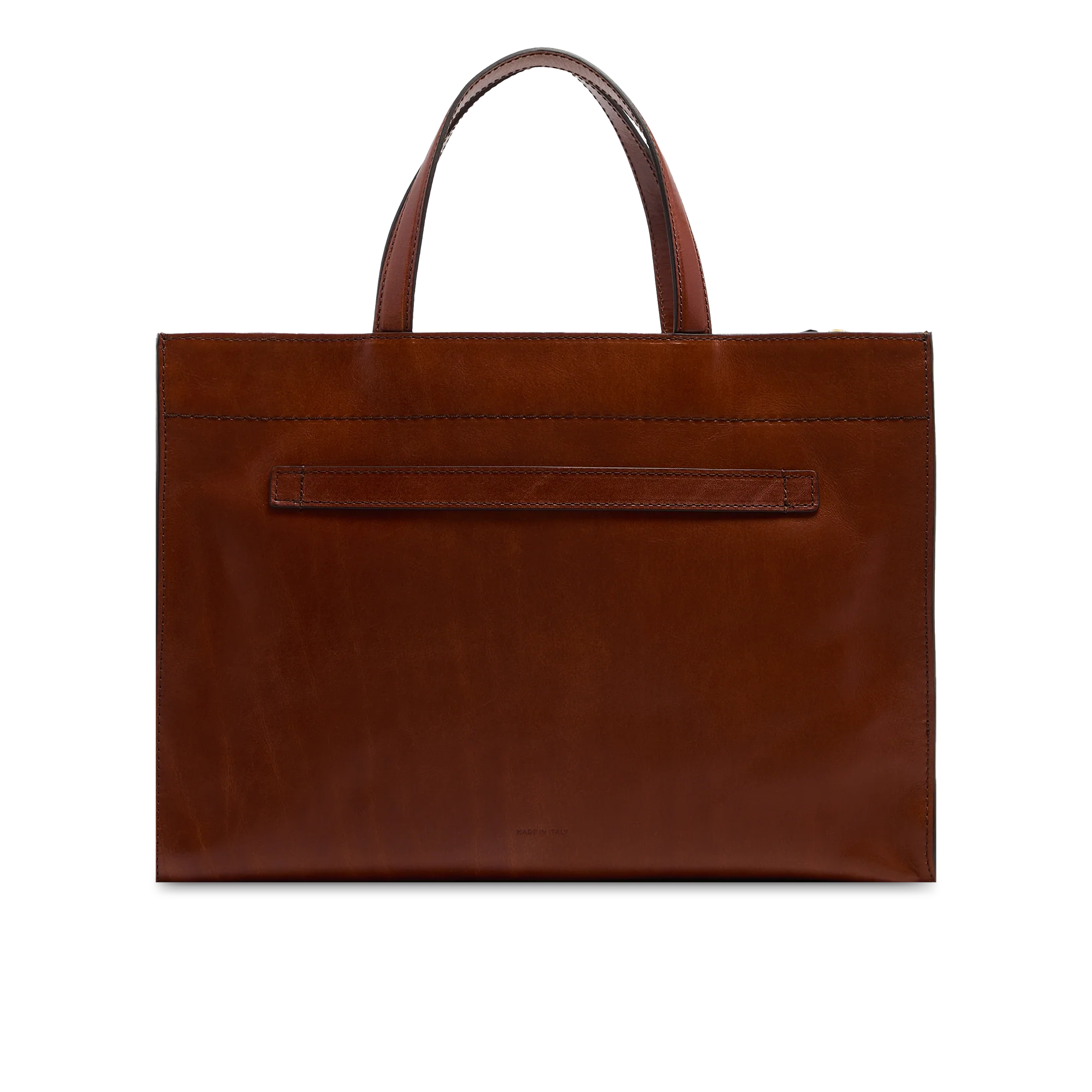 Borsa a mano in pelle con tracolla removibile - Image 3