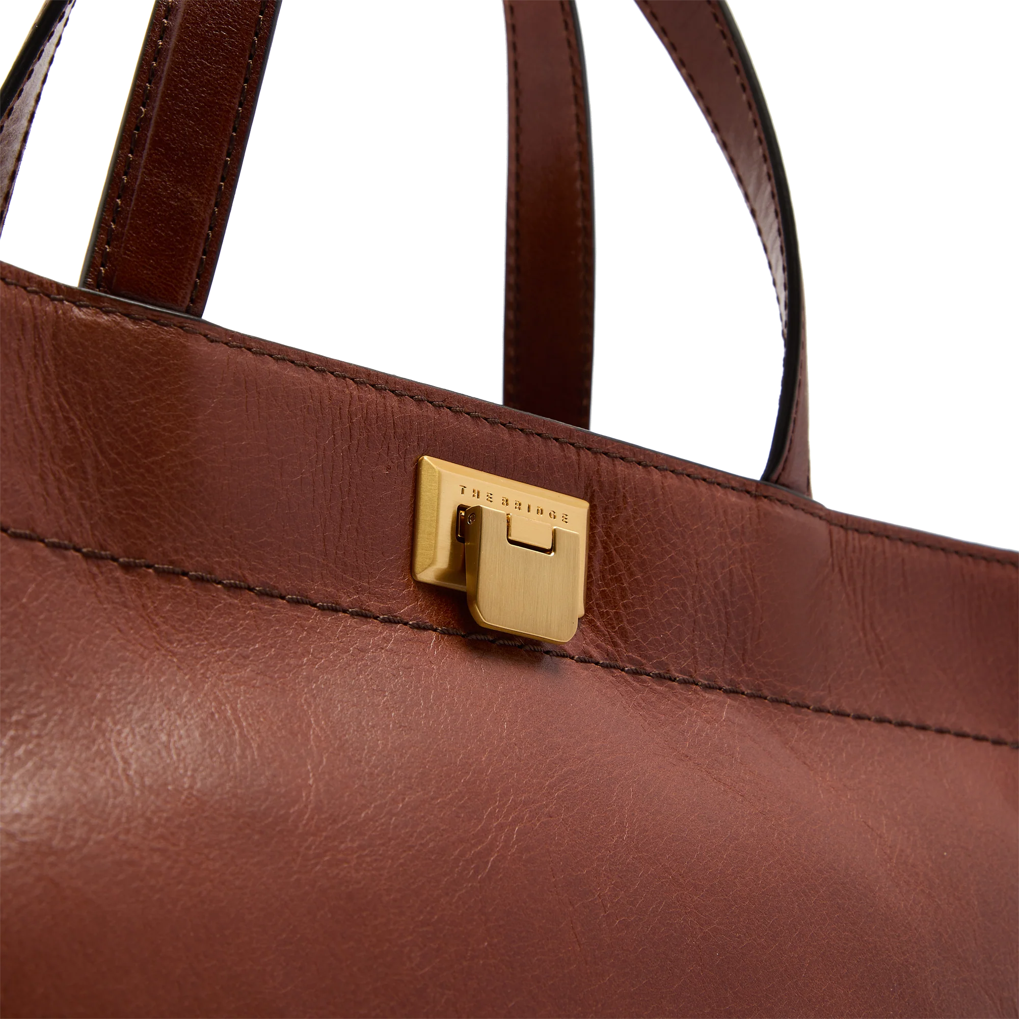 Borsa a mano in pelle con tracolla removibile - Image 5