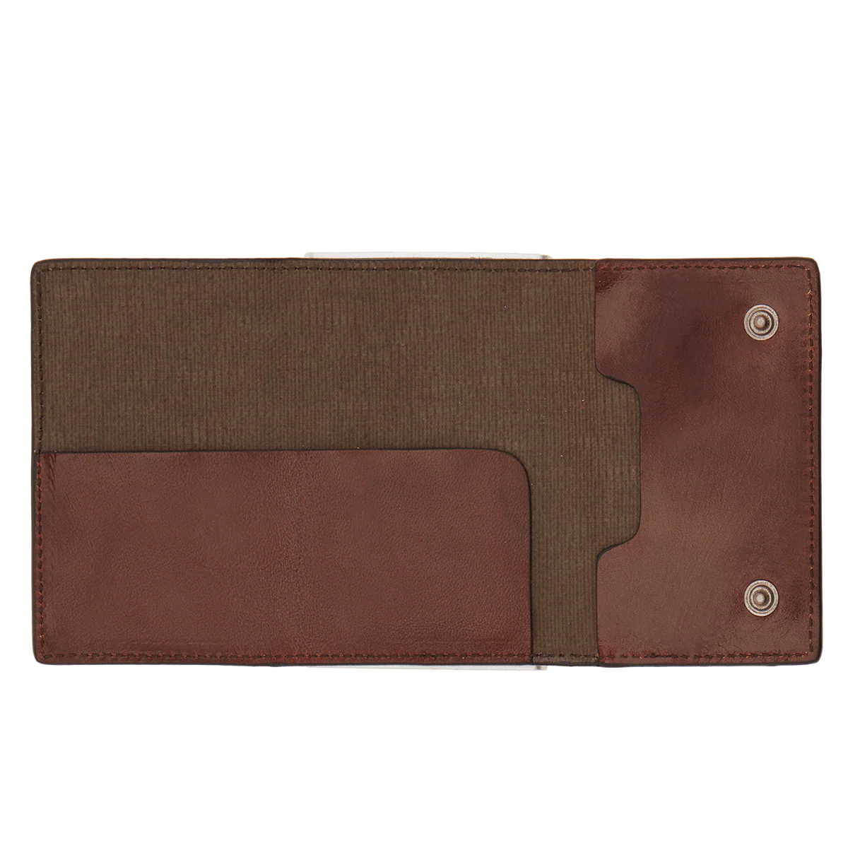 Portcarte in pelle a scatto con protezione rfid - Image 3