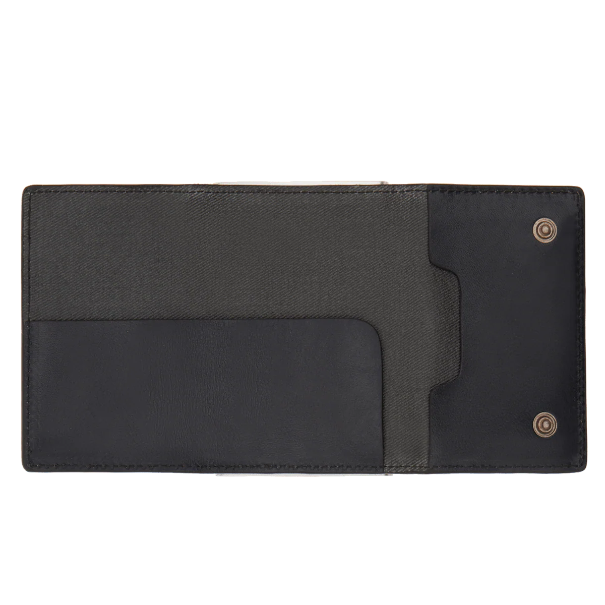 Portcarte in pelle a scatto con protezione rfid - Image 3