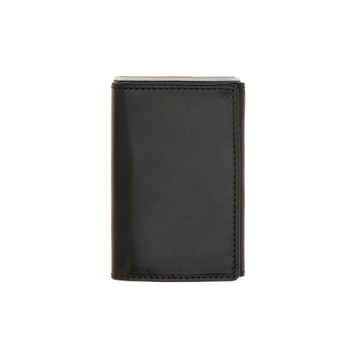 Portcarte in pelle a scatto con protezione rfid - Image 2
