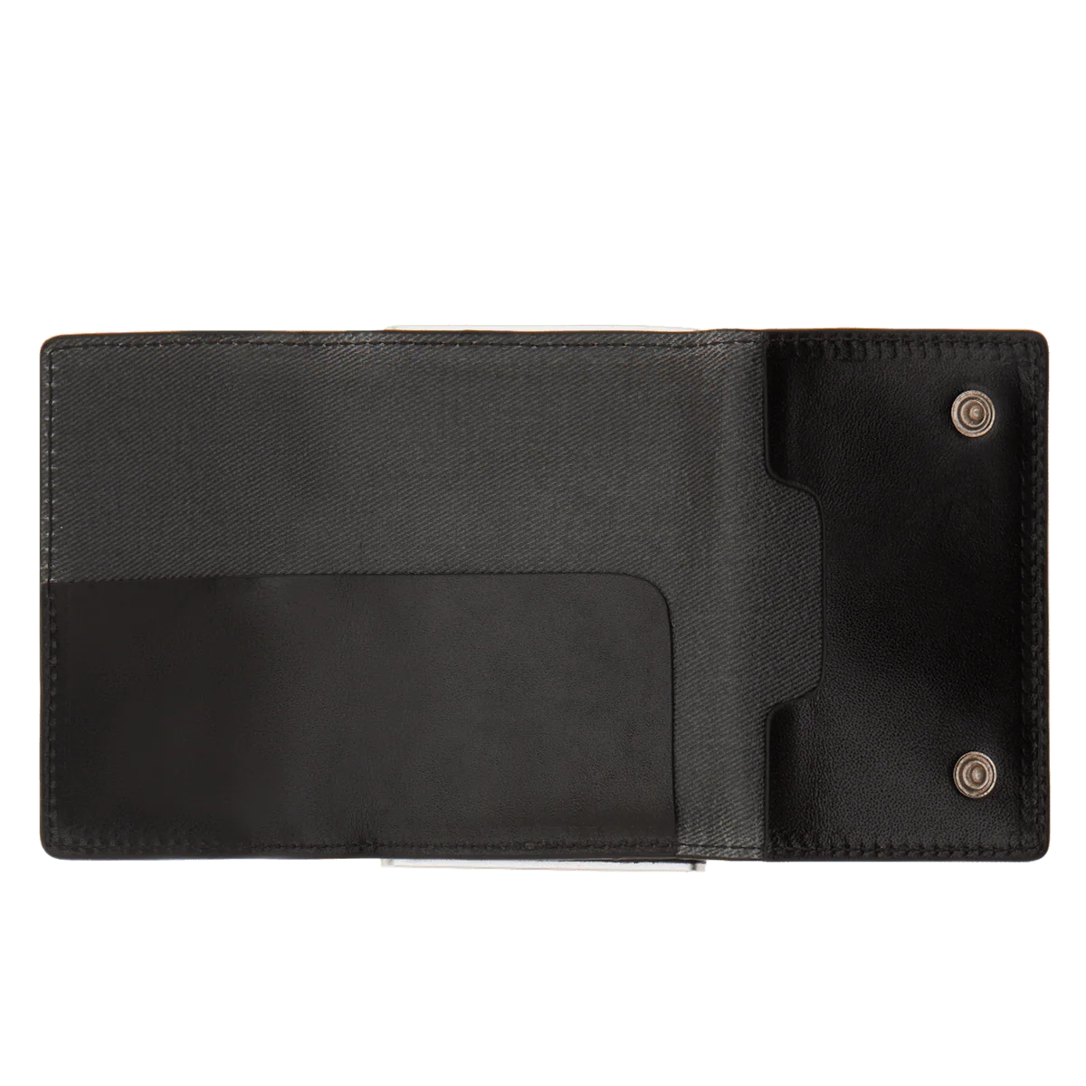 Portcarte in pelle a scatto con protezione rfid - Image 3